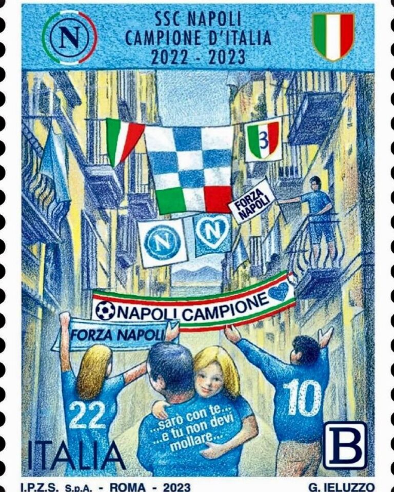 Un francobollo per celebrare Napoli Campione d’Italia. Dove acquistarlo