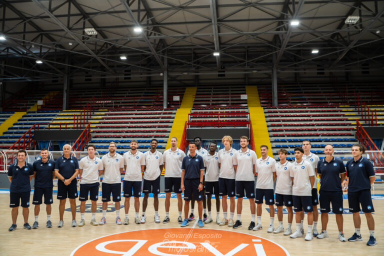 Media day della Gevi Napoli Basket al Palabarbuto per la stagione cestistica 2023-2024