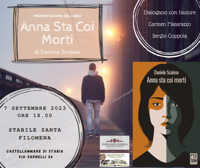 Castellammare di Stabia la presentazione del libro “Anna Sta Coi Morti”