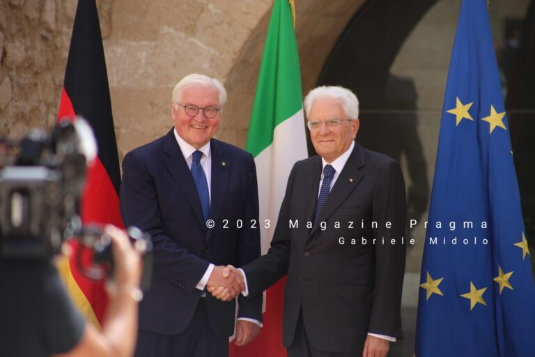 Siracusa, incontro bilaterale tra i Presidenti di Italia e Germania