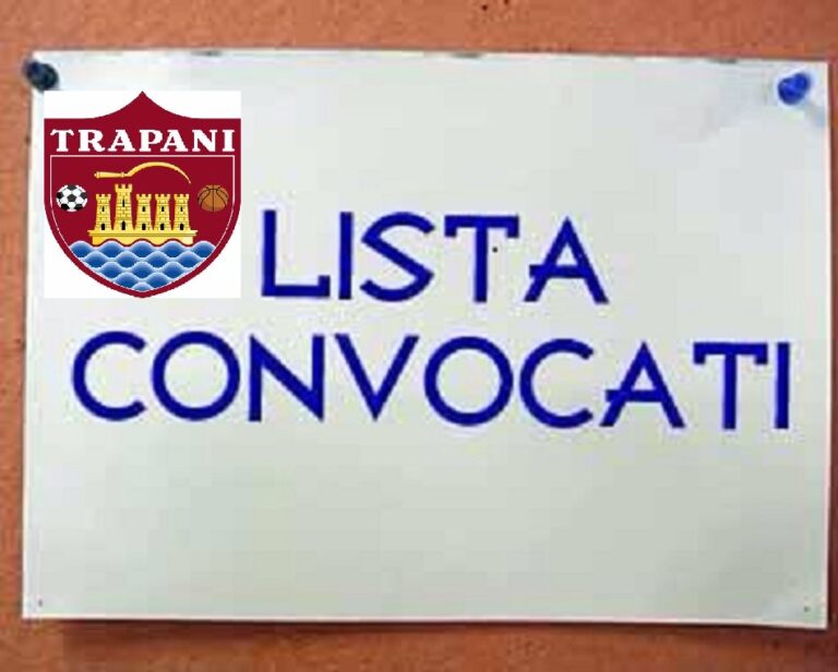 Trapani, i convocati per il match di Coppa: le ultime