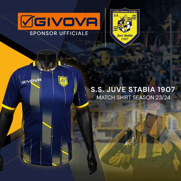 Juve Stabia le nuove maglie per la stagione 2023/2024