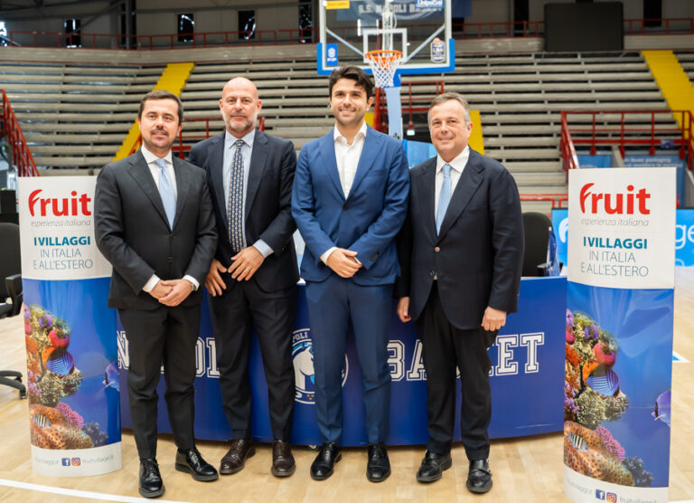 Presentata la  nuova sede del Napoli Basket, il Fruit Village Arena Palabarbuto