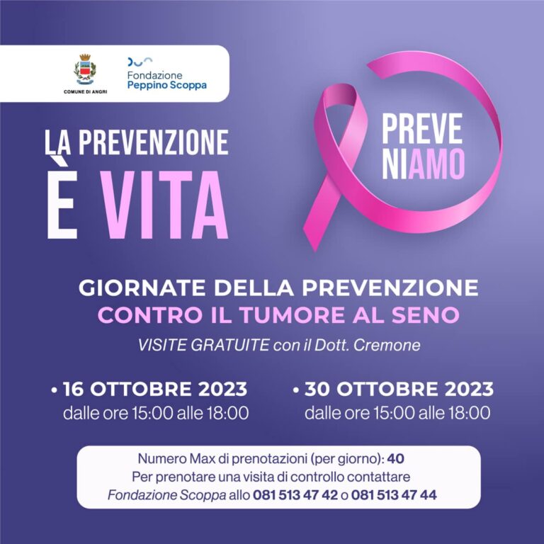 Angri riprendono le giornate della prevenzione