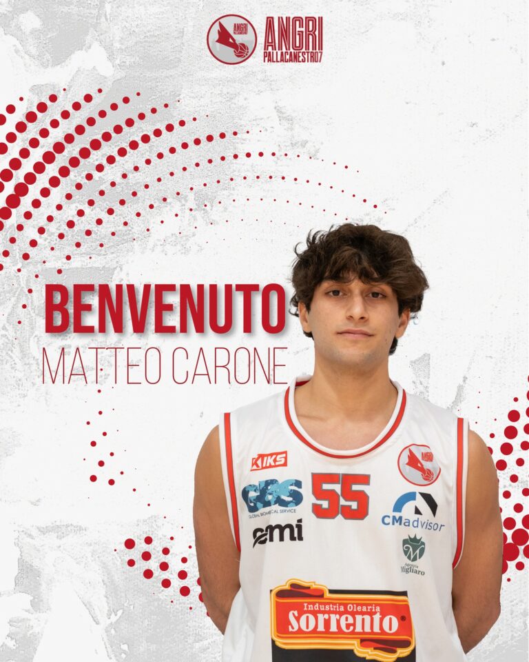 Angri Pallacanestro arriva Matteo Carone