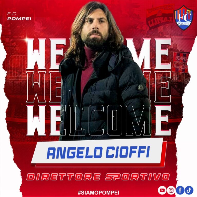 FC Pompei dà il benvenuto ad Angelo Cioffi nel ruolo di direttore sportivo