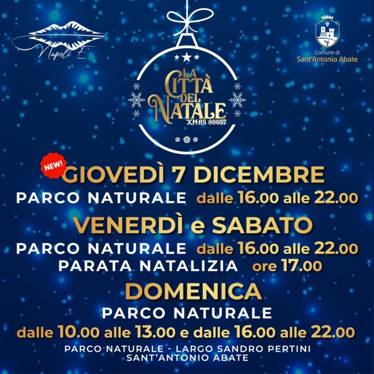 Sant’Antonio Abate novità per stasera sul villaggio Xmas80057