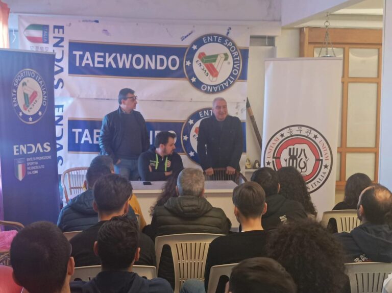 Ercolano, conclusi i corsi di aggiornamento di Taekwondo