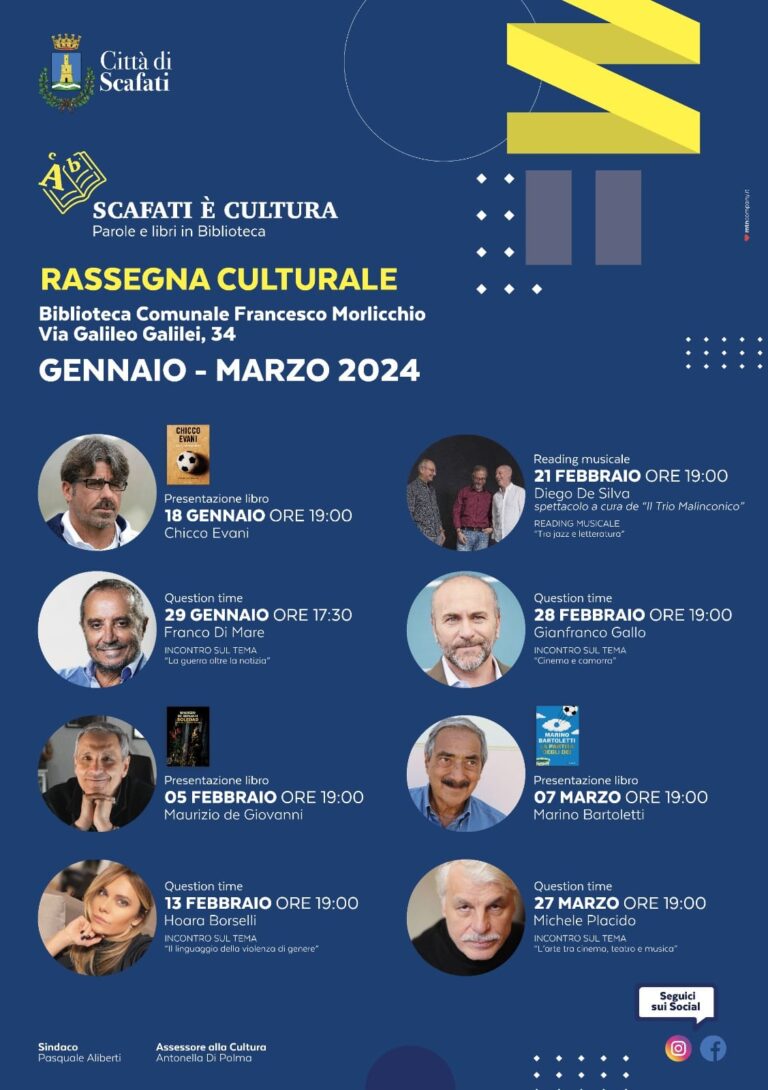 Rassegna Culturale alla Biblioteca comunale di Scafati