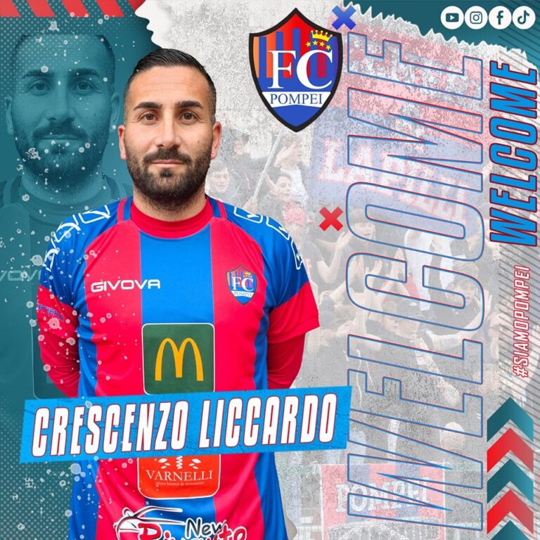 Calciomercato Pompei arriva Crescenzo Liccardo