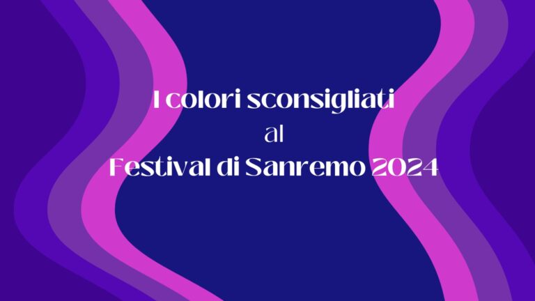 Ecco i colori vietati al Festival di Sanremo 2024