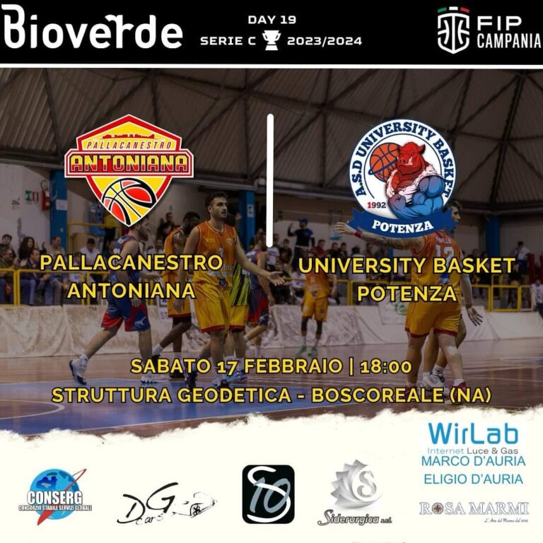 Pallacanestro Antoniana il prossimo impegno