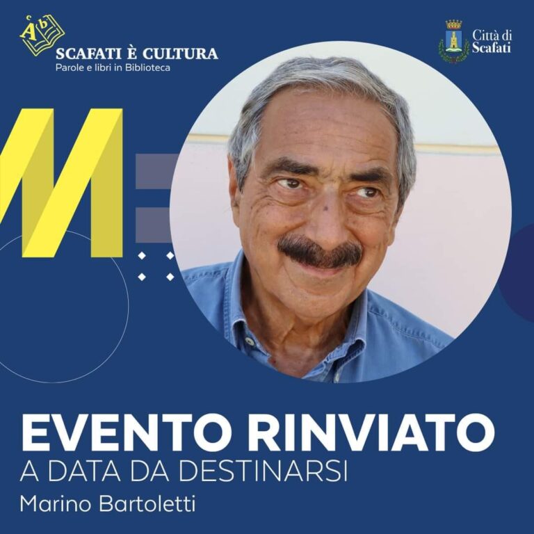 Scafati rinviato l’evento con Marino Bartoletti