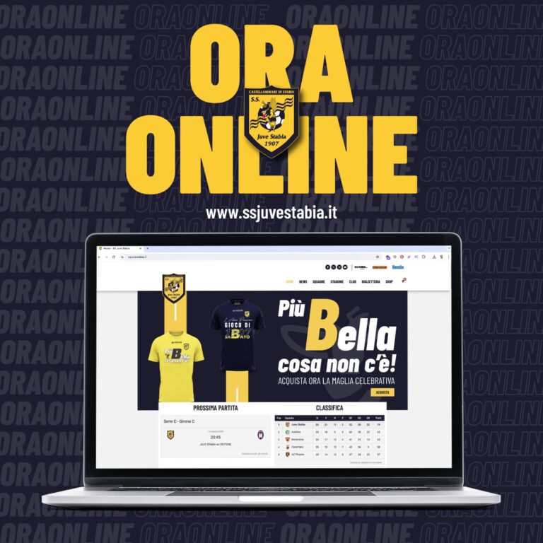 Juve Stabia è online il nuovo sito gialloblu