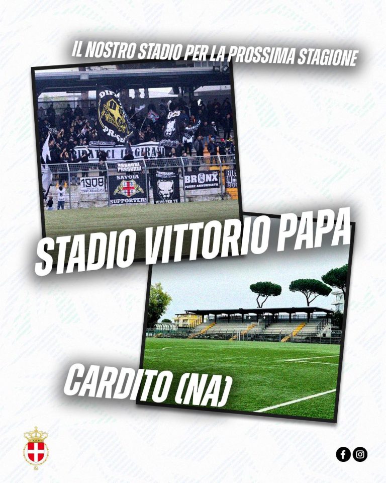 Savoia notizie sullo stadio