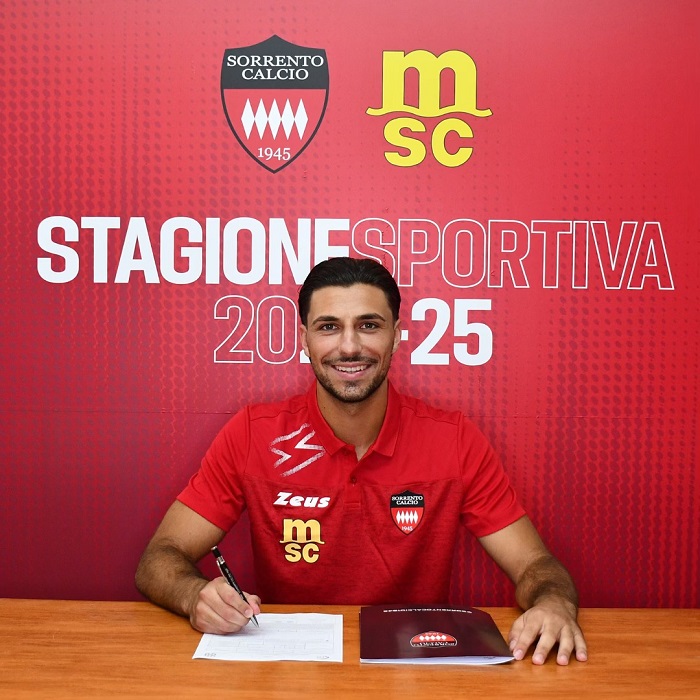 Sorrento calcio arriva Simon Harrasser