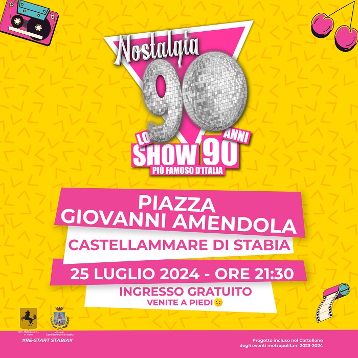 Castellammare successo per Nostalgia 90