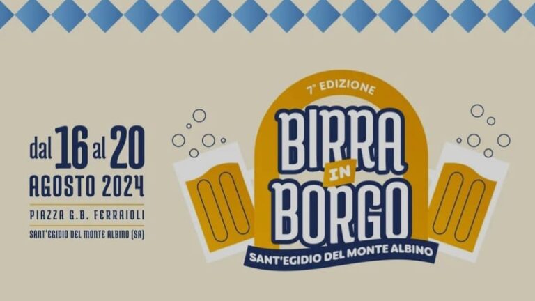 A Sant'Egidio del Monte Albino torna Birra in borgo