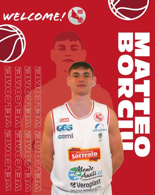 Angri Pallacanestro arriva Matteo Diego Borciu