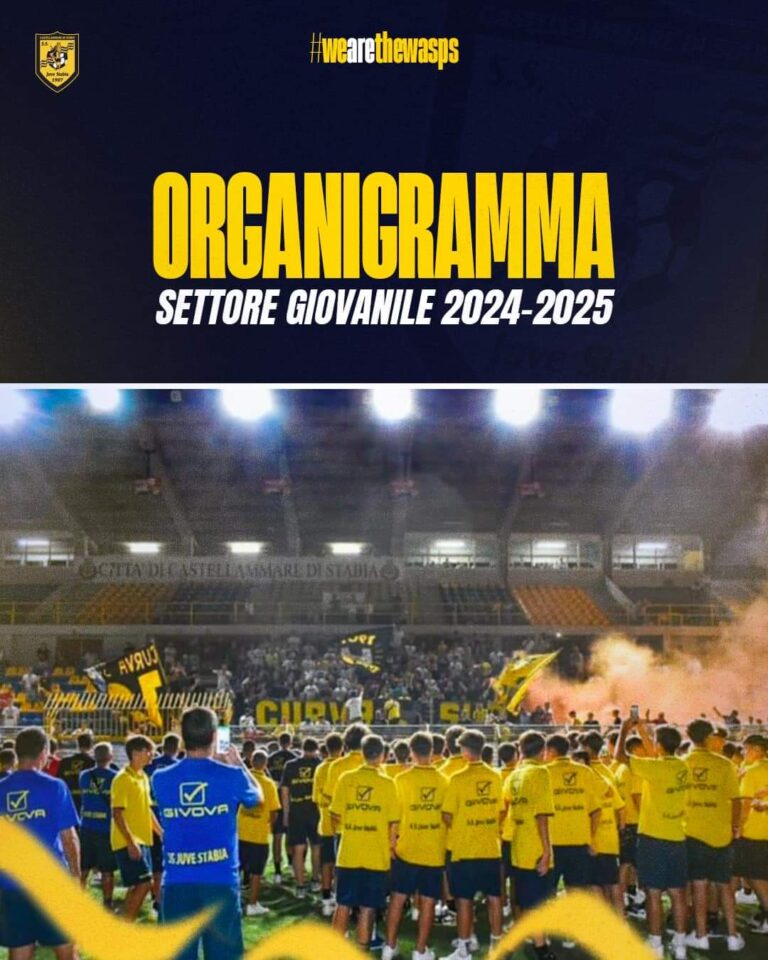 Juve Stabia organigramma settore giovanile