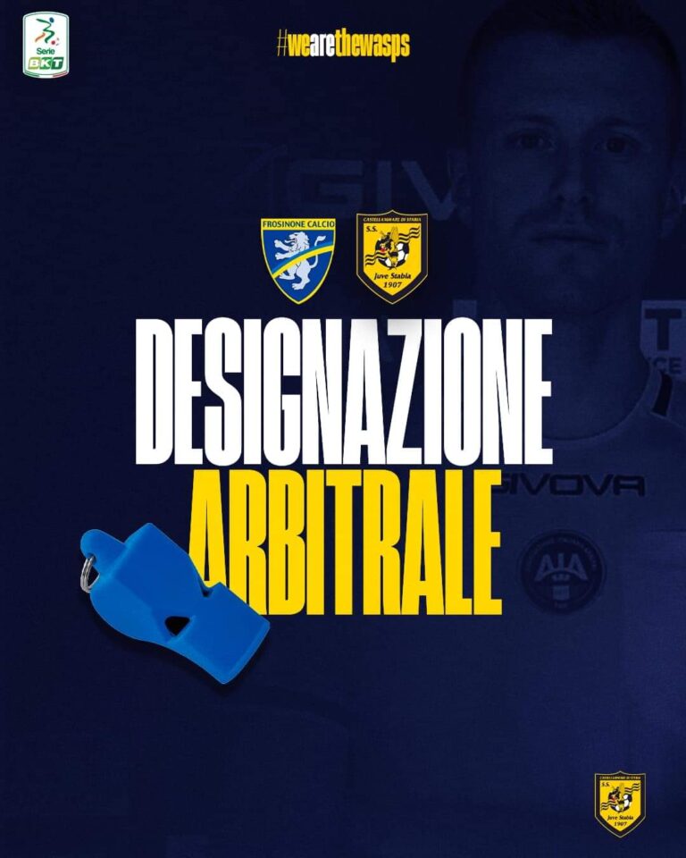 Frosinone Juve Stabia la direzione di gara