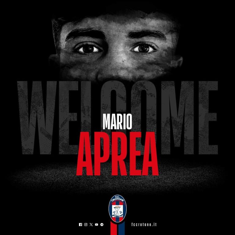 Il giovane Mario Aprea è del Crotone