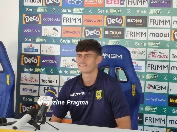 Juve Stabia Matteo Baldi ” Stiamo lavorando e migliorando giorno dopo giorno come una grande squadra”