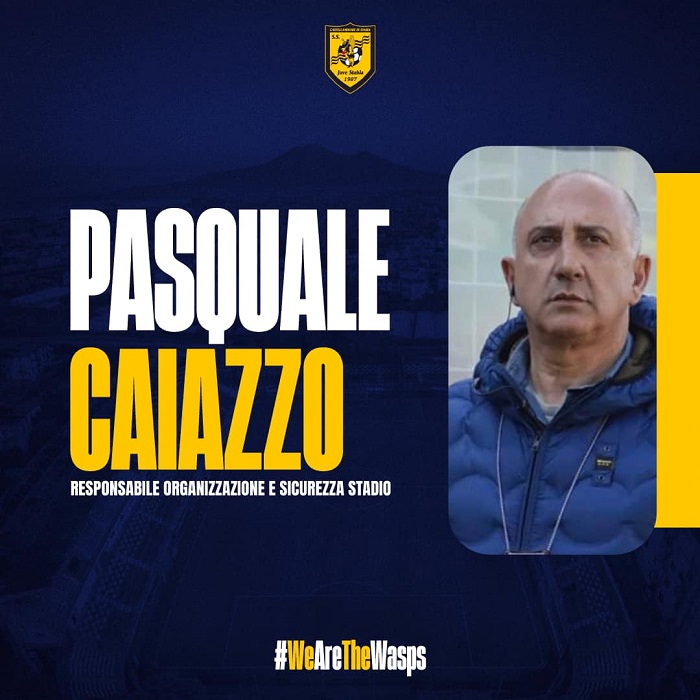 Juve Stabia Pasquale Caiazzo é il nuovo Responsabile dell’Organizzazione e Sicurezza dello Stadio