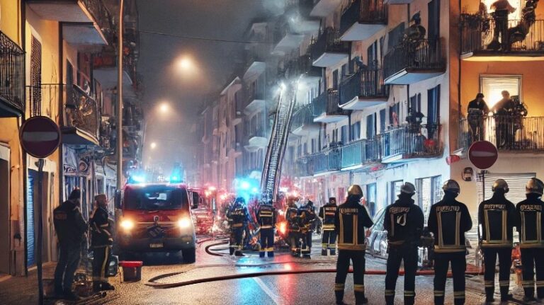 Napoli, incendio in un’abitazione, necessaria evacuazione