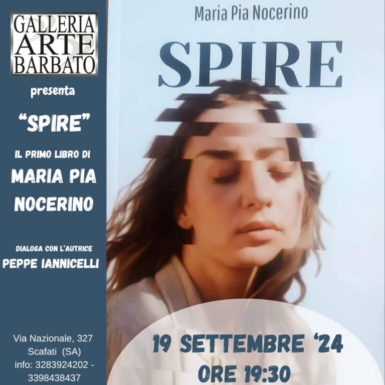 La Galleria d'Arte Barbato presenta SPIRE di Maria Pia Nocerino