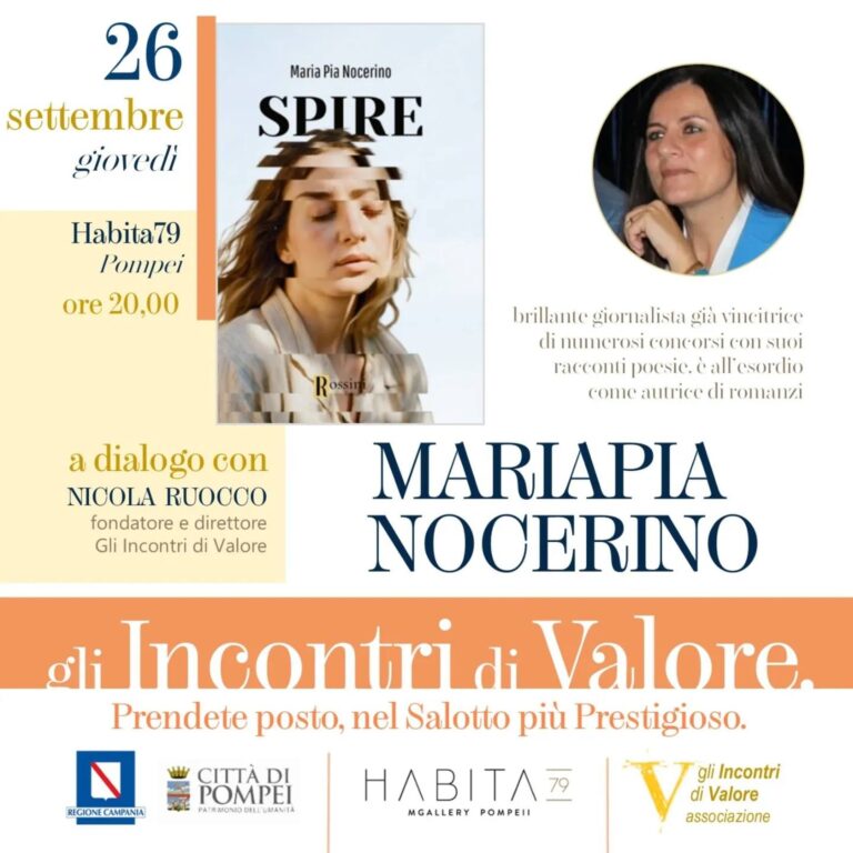 Maria Pia Nocerino presenta SPIRE aGli Incontri di Valore