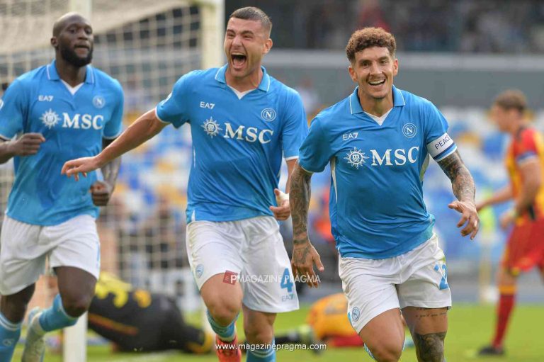 Napoli – Lecce, gli azzurri vincono una partita difficile FOTO