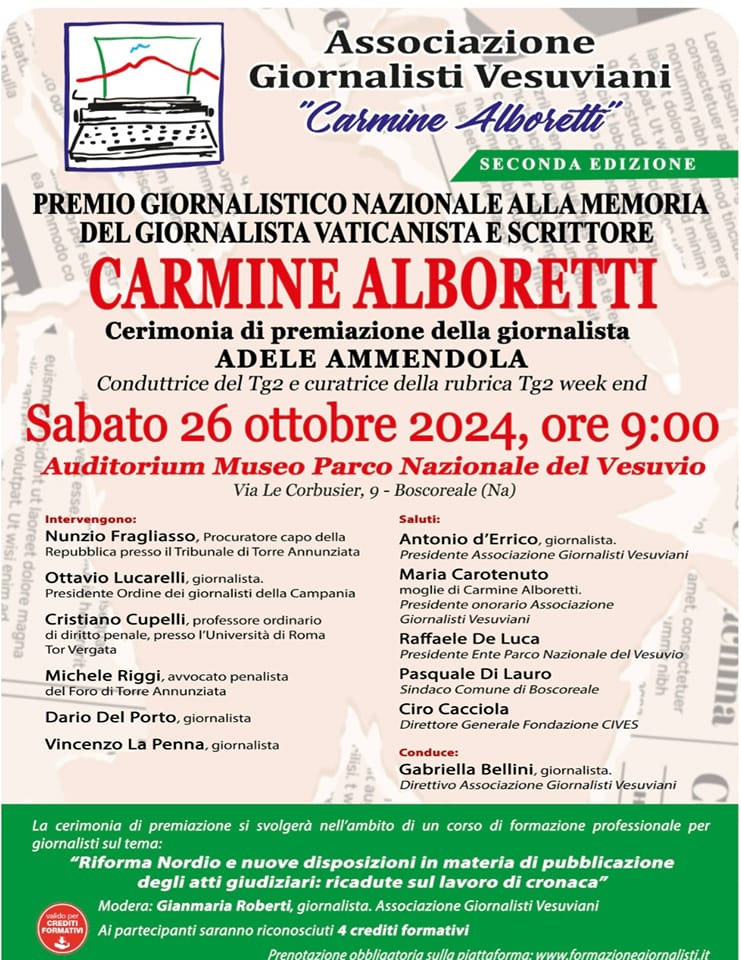 Premio Giornalistico Nazionale Carmine Alboretti