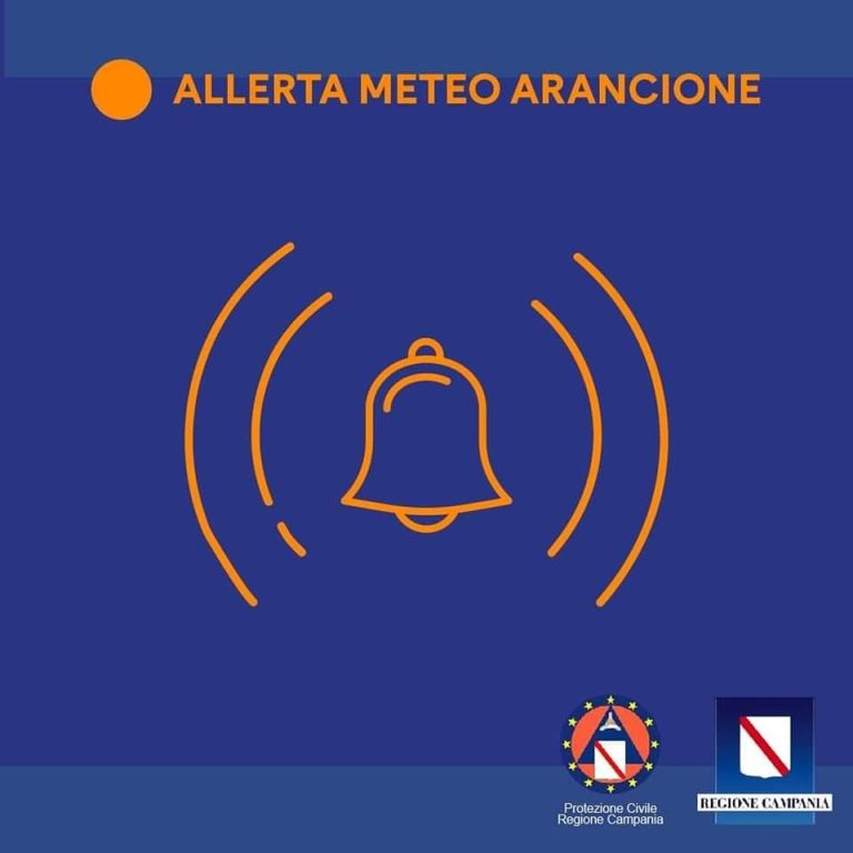 Regione Campania allerta arancione