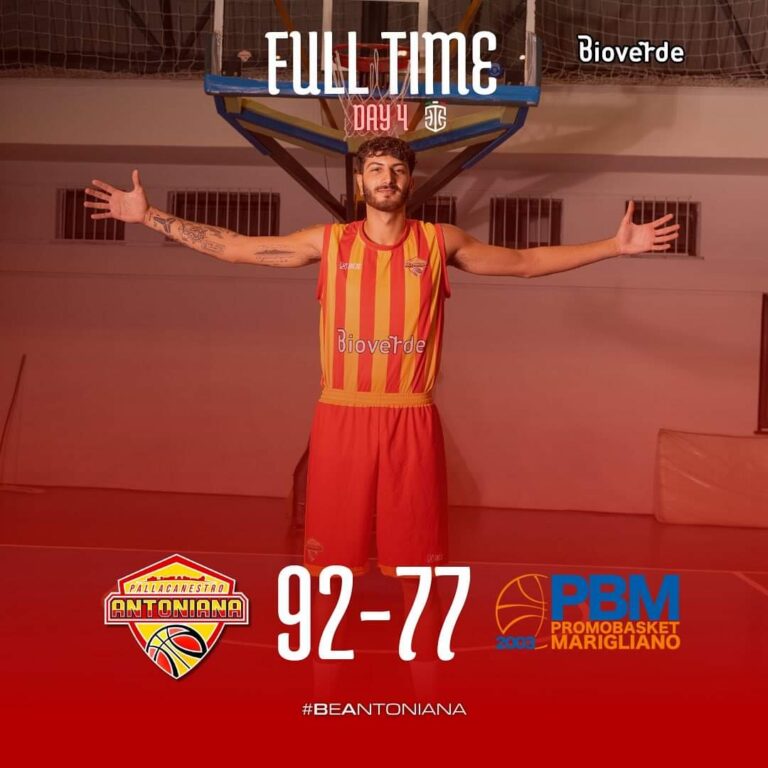 Pallacanestro Antoniana grande vittoria