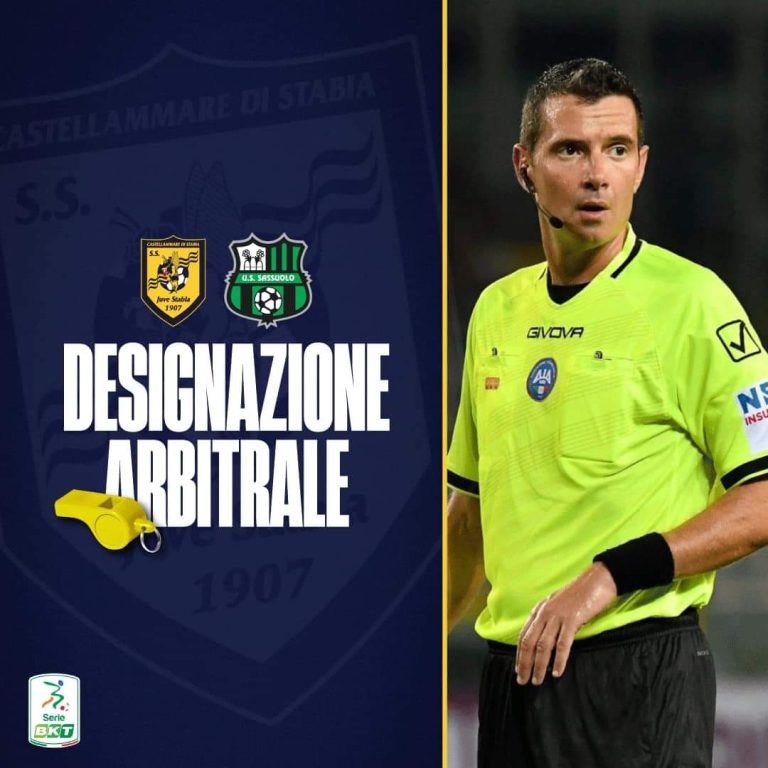 Juve Stabia Sassuolo il direttore di gara