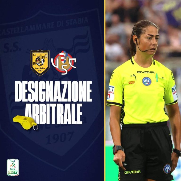 Juve Stabia Cremonese scelta la direzione di gara