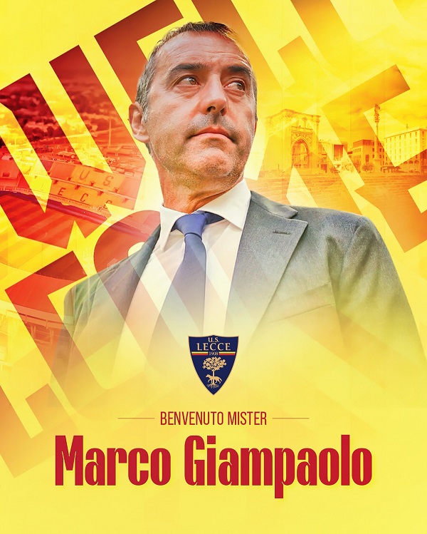 Il Lecce annuncia Marco Giampaolo