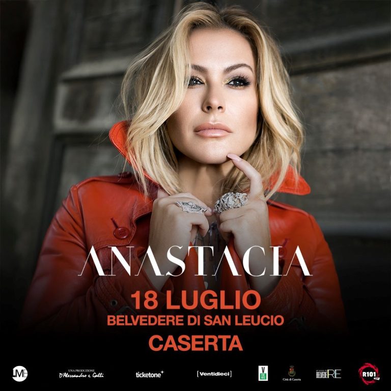 ANASTACIA, unica data al sud Italia il 18 luglio al Belvedere di San Leucio