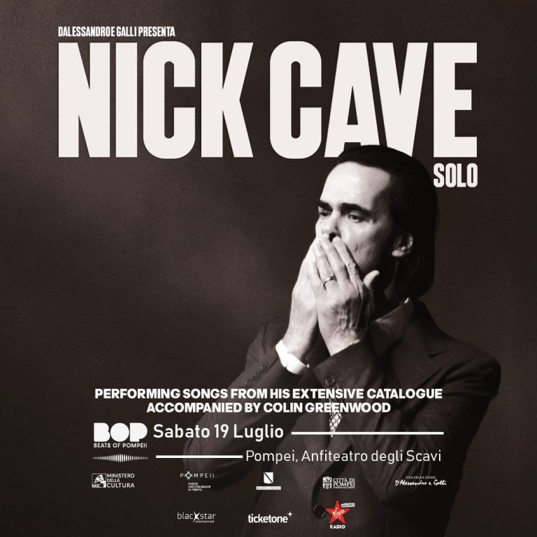 Nick Cave torna in Italia, concerto-evento agli Scavi di Pompei il 19 luglio