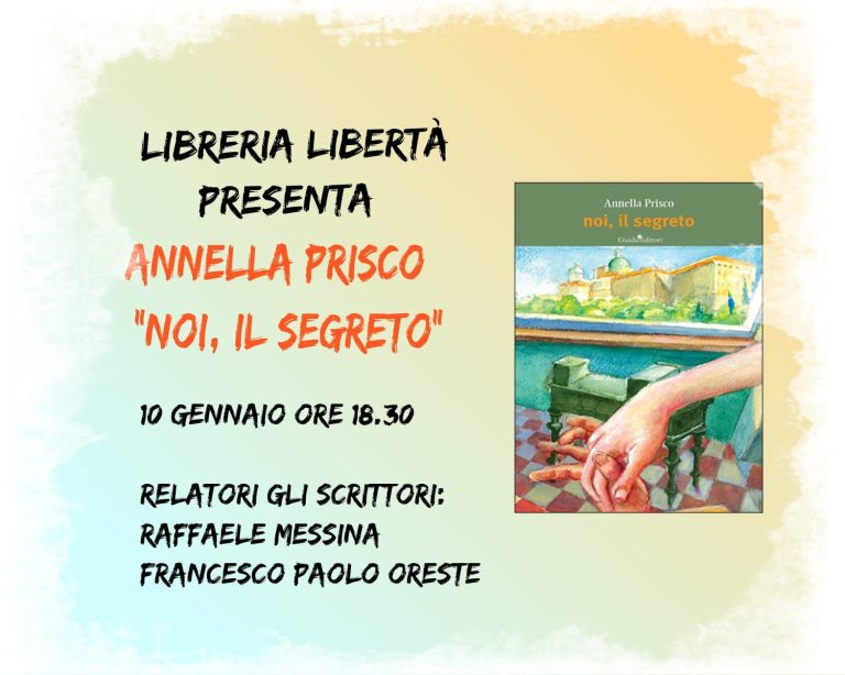 Noi, il segreto, Annella Prisco alla Libreria Libertà di Torre Annunziata