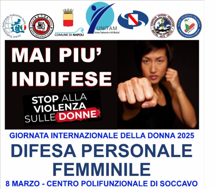 Mai Più Indifese, a Soccavo stage gratuiti di Taekwondo e Hapkido per l’8 marzo