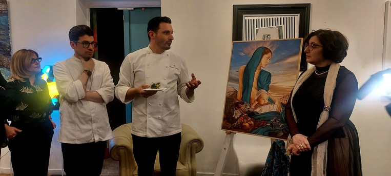 Gusto e bellezza, lo spettacolo della cucina stellata alla Galleria Barbato