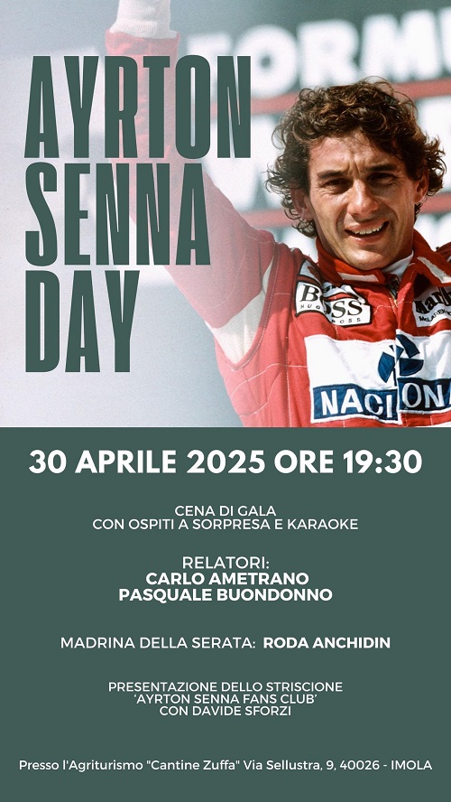Imola celebra Senna: un evento tra motori, ricordi e leggende