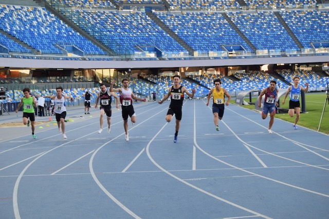 Atletica, Enterprise Meeting 2025, grandi emozioni al Maradona con sfide all’ultimo metro