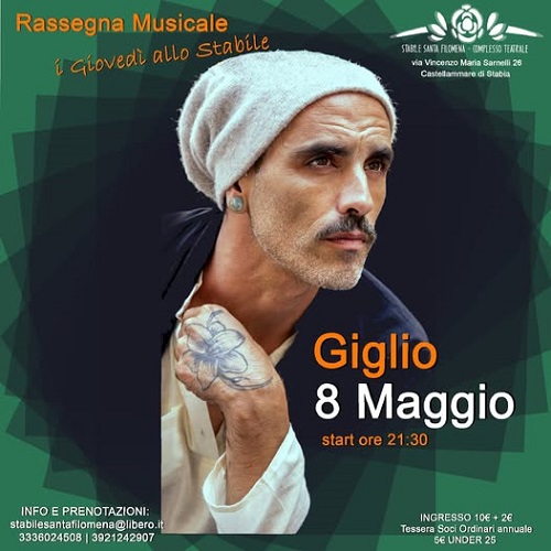 Castellammare, Stabile Santa Filomena: Giovedì in musica con Raffaele Giglio