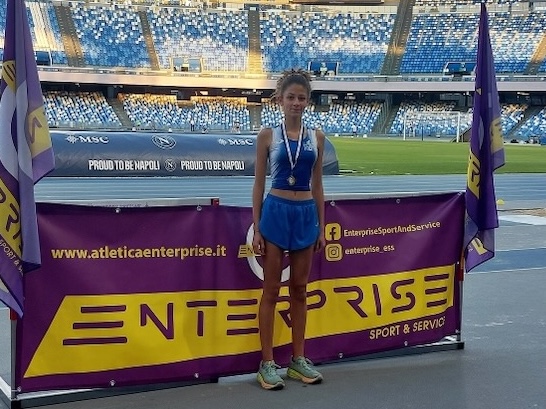 Salto in alto, la 14enne Giulia Notaro vola sempre più in alto