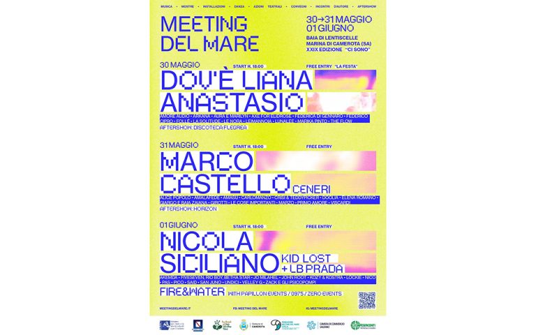 MEETING DEL MARE, la XXIX edizione del festival dal 30 maggio all’1 giugno a Marina di Camerota