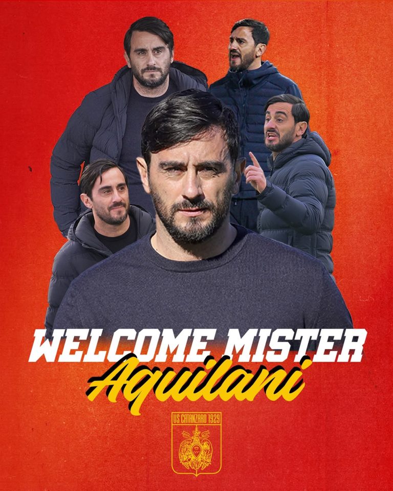 Alberto Aquilani è il nuovo allenatore del Catanzaro