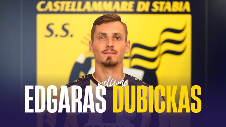 Nuova avventura per l’ex Juve Stabia Edgaras Dubickas
